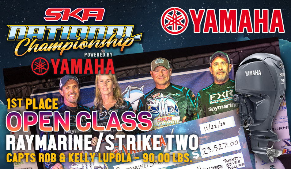 SKA National Open Class Champion RAYMARINE / STRIKE TWO.